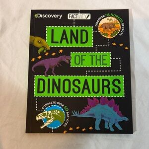 Discovery Factivity Land of the Dinosaurs Book - Black and Green